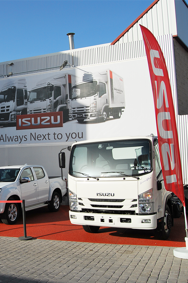 Concesionario de ISUZU: venta de vehículos industriales